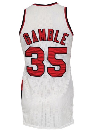 1987-88 Kevin Gamble Rookie Portland Trail Blazers Game-Used Home Jersey (Great Provenance)