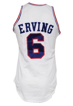 Early 1980s Julius Erving Philadelphia 76ers Game-Used Home Jersey