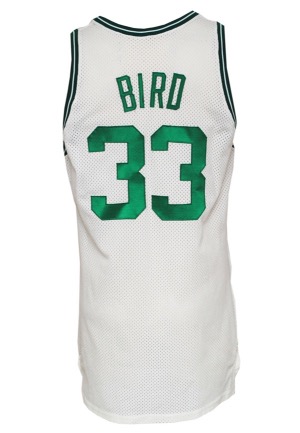 1990-91 Larry Bird Boston Celtics Game-Used Home Jersey