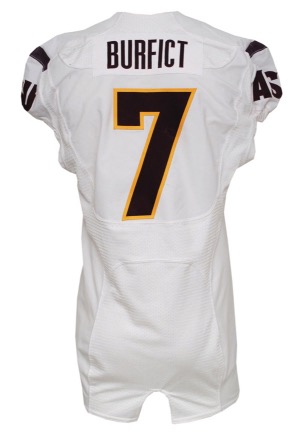 2011 Vontaze Burfict Arizona State Sun Devils Game-Used & Autographed Road Jersey (JSA • Pounded • Repairs • Photomatch)