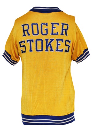 Circa 1954 Roger Stokes NBL Denver Central Bankers Worn Durene Warm-Up Jacket (Stokes LOA)