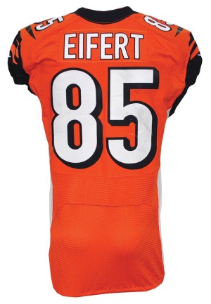 2013 Tyler Eifert Cincinnati Bengals Game-Used Home Jersey (NFL PSA/DNA • Unwashed)