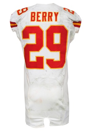 2012 Eric Berry Kansas City Chiefs Game-Used Road Jersey (Unwashed)