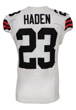 10/21/2012 Joe Haden Cleveland Browns Game-Used Road Jersey (NFL PSA/DNA)
