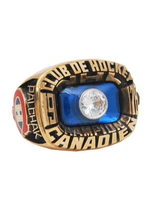 1976 Eddy Palchak Montreal Canadiens NHL Stanley Cup Championship Ring (Salesmans Sample)