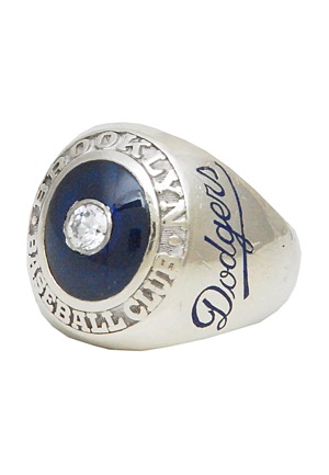 1947 Bert Wells Brooklyn Dodgers National League Championship Scouts Ring