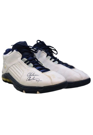 Charles Barkley Philadelphia 76ers Game-Used & Autographed Sneakers (JSA • Scout LOA)