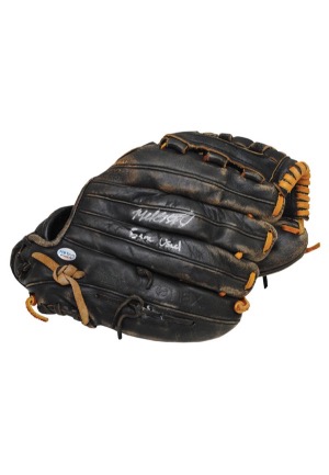 Michael Brantley Game-Used & Autographed Glove (JSA)
