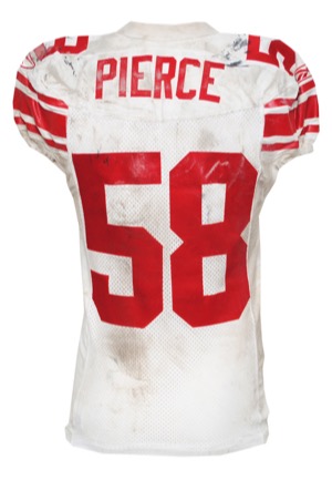 2006 Antonio Pierce New York Giants Game-Used Road Jersey (Unwashed • Repairs)