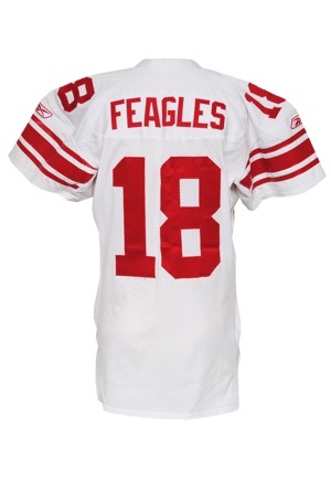2006 Jeff Feagles New York Giants Game-Used Road Jersey