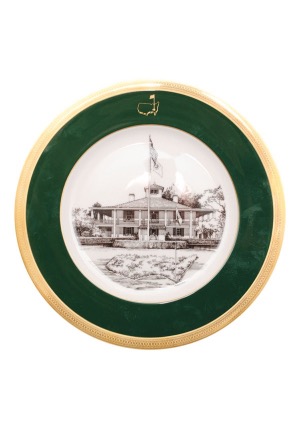 1997 Masters Tournament Augusta National Golf Club Limited Edition Dinner Plate