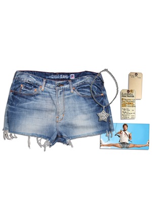 2008 Adam Sandler (Zohan Dvir) "You Dont Mess with the Zohan" Screen-Worn Shorts & Necklace (2)