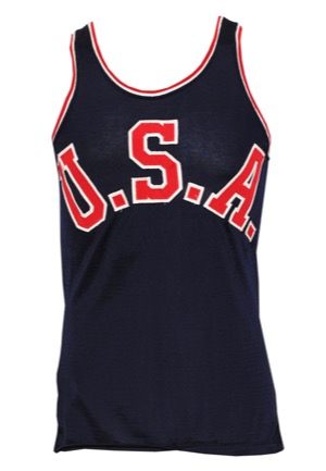 1970s USA Basketball Unattributed Team-Extra Blank Jersey