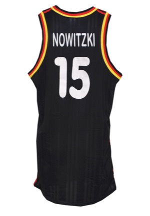Late 1990s Dirk Nowitzki German National Team Game-Used Jersey