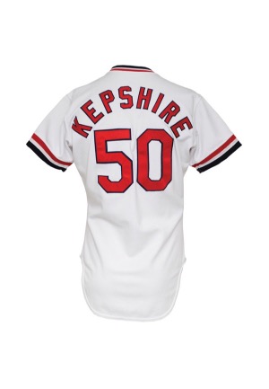 1984 Kurt Kepshire Rookie St. Louis Cardinals Game-Used Home Jersey