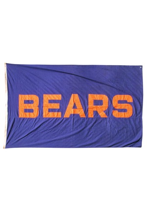 1950s Chicago Bears Banner That Flew Over Wrigley Field