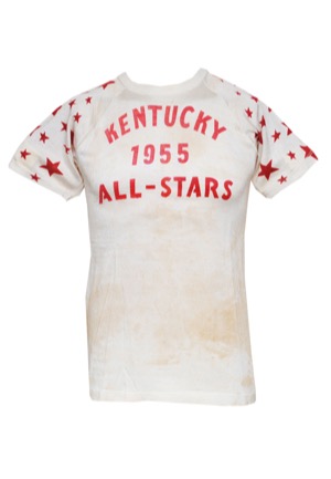 1955 Johnny Cox Kentucky All-Star Game-Used Durene Jersey (Cox LOA)