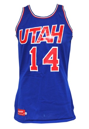 1975-76 Ken Gardner ABA Utah Stars Game-Used Road Jersey (Gardner LOA)