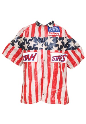 Circa 1972 ABA Utah Stars Tour of Europe Worn Warm-Up Suit (2)(ABA Champs Patch • Player LOA)