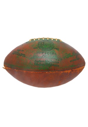 1960s Green Bay Packers Game Ball Presented to Lionel Aldridge (Family LOA)