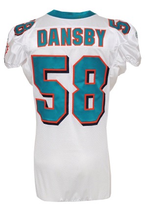 2011 Karlos Dansby Miami Dolphins Game-Used Road Jersey