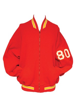 Mid 1970s Kansas City Chiefs Sideline Jacket Attributed to Reggie Craig