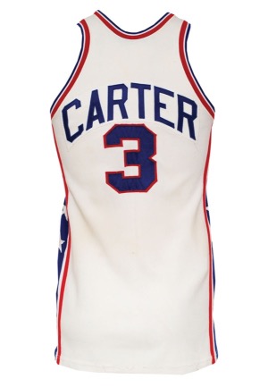 1973 Fred Carter Philadelphia 76ers Game-Used Home Jersey