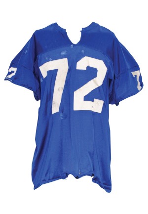 Circle 1959 New York Giants Game-Used Durene Home Jersey Attributed To Frank Youso (Repairs)
