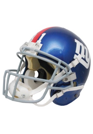 2004 Amani Toomer New York Giants Game-Used Helmet