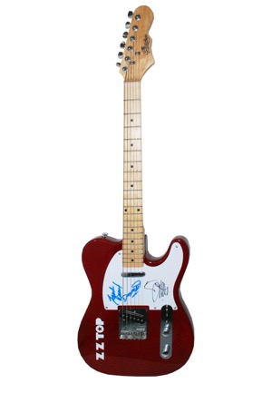ZZ Top Autographed Copley Electric Guitar (JSA)
