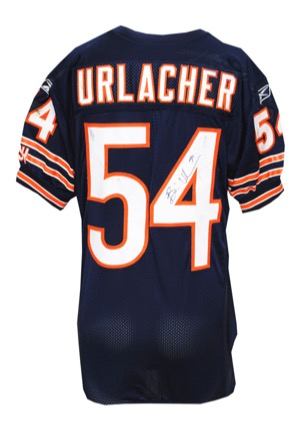 10/17/2010 Brian Urlacher Chicago Bears Game-Used & Autographed Home Jersey (JSA • Unwashed • BCA Month • Photomatch) 