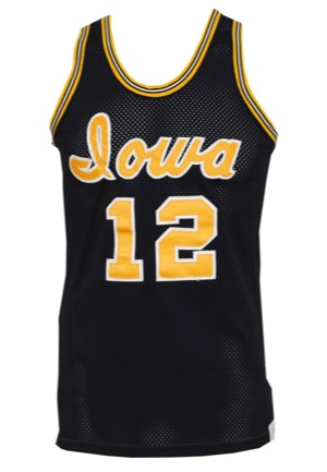 Late 1970s Ronnie Lester University of Iowa College Game-Used Jersey (Retired Number)