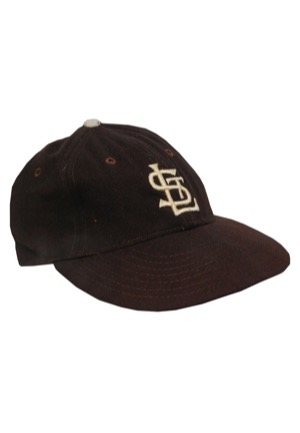 1952-53 Bill Norman St. Louis Browns Coaches-Worn Cap (Rare • Sourced From Norman Estate)