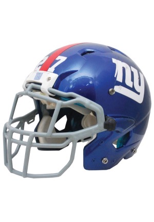 2009 Brandon Jacobs New York Giants Game-Used Helmet (BCA Month)