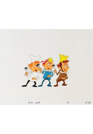 "Snap, Crackle and Pop" Rice Krispies Commercial Cel