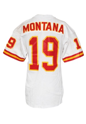 1993 Joe Montana Kansas City Chiefs Game-Used Road Jersey
