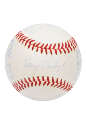 1960 Pittsburgh Pirates Team-Signed Baseball (Full JSA • Championship Season)