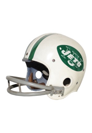 1969 Jim Hudson New York Jets Super Bowl III Game-Used Helmet