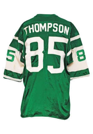 Late 1970s Steve Thompson New York Jets Game-Used Home Jersey (Repairs)