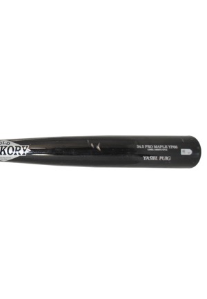 9/7/2013 Yasiel Puig Rookie Los Angeles Dodgers Game-Used Home Run Bat (PSA/DNA GU8 • Photomatch • MLB Hologram)