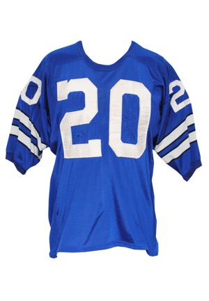Early 1970s Mel Renfro Dallas Cowboys Game-Used & Autographed Road Durene Jersey (JSA • Rare • Numerous Repairs)