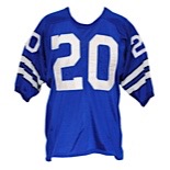 Early 1970s Mel Renfro Dallas Cowboys Game-Used & Autographed Road Durene Jersey (JSA • Rare • Numerous Repairs)