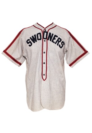 1940s Frank Sinatras Swooners Celebrity Baseball Team Flannel Jersey & Celebrity Team Photos (3)