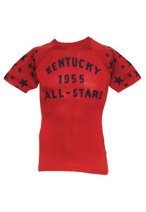 1955 Johnny Cox University of Kentucky College All-Star Game Jersey (Cox LOA)