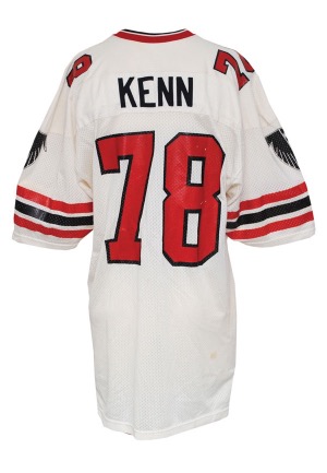 1978 Mike Kenn Atlanta Falcons Rookie Game-Used Road Jersey (Retired Falcons Number)