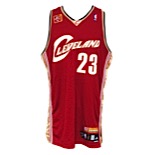10/16/2007 LeBron James Cleveland Cavaliers Preseason Game-Used Road Jersey (China Games Patch)