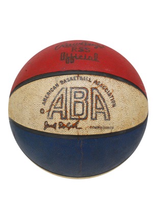 1969-72 Denver Rockets Game-Used ABA Jack Dolph Basketball
