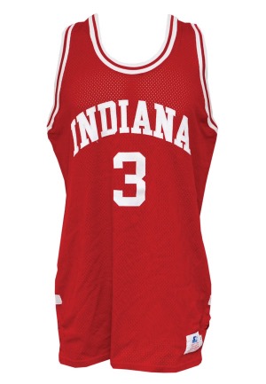 1997-98 Charlie Miller Indiana Hoosiers Game-Used Road Uniform (2)
