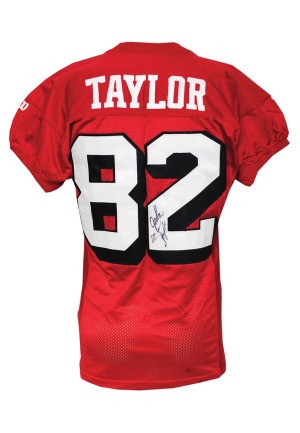 1994 John Taylor San Francisco 49ers Game-Used & Autographed Throwback Jersey (JSA • 49ers Faithful Fan Club LOA)