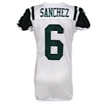 2010 Mark Sanchez New York Jets Game-Used Road Jersey (Jets LOA)